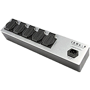 Isol-8 PowerLine Axis five socket DC blocking filter
